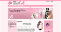 Desktop Screenshot of konadnailart.com