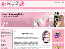 Tablet Screenshot of konadnailart.com